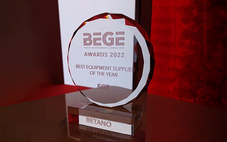 EGT receives several accolades at the BEGE Awards 2019 - Euro